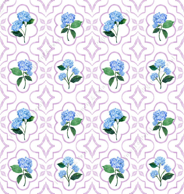 GARDEN TRELLIS PRINT