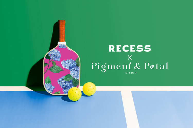 Coming Soon Recess X Pigment and Petal Pickleball Collaboration