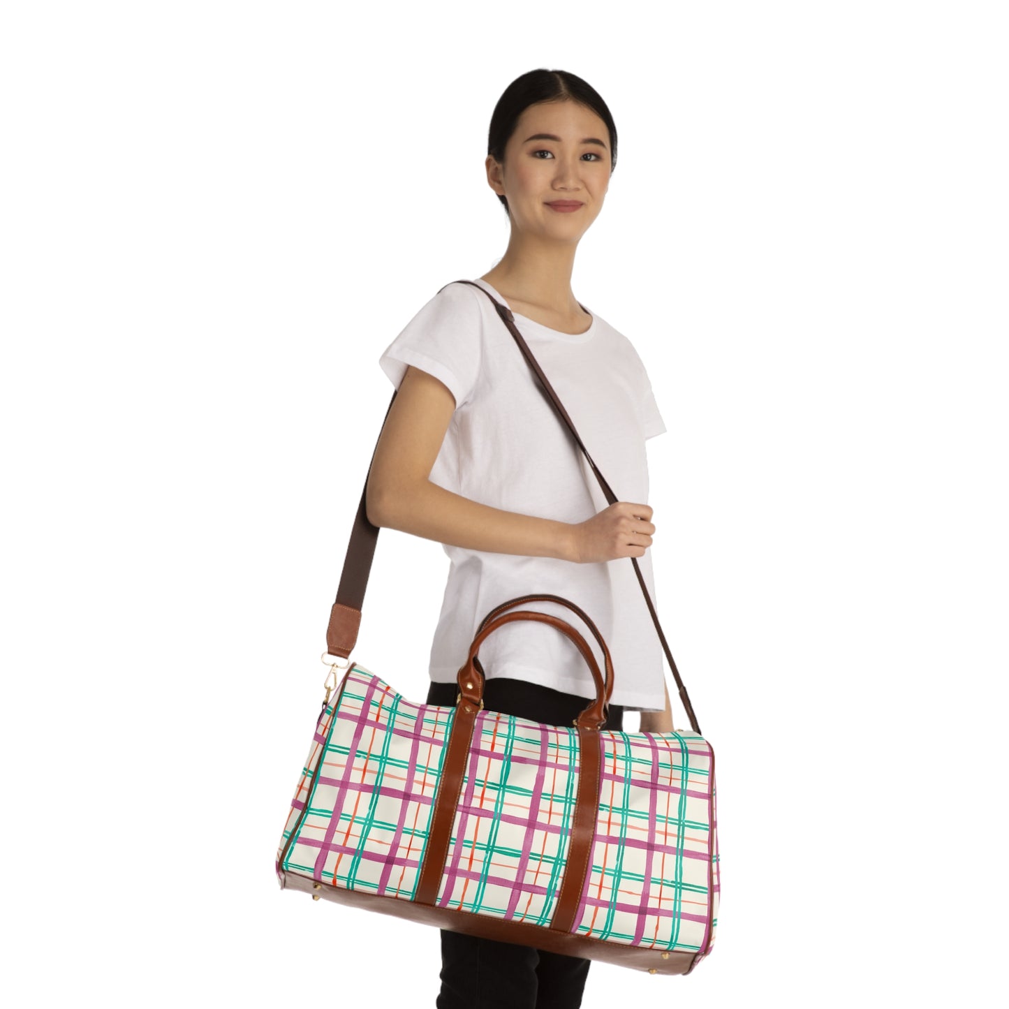 Alpine Plaid Waterproof Travel Bag