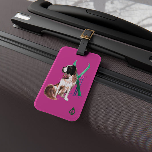 Snow Dog Luggage Tag