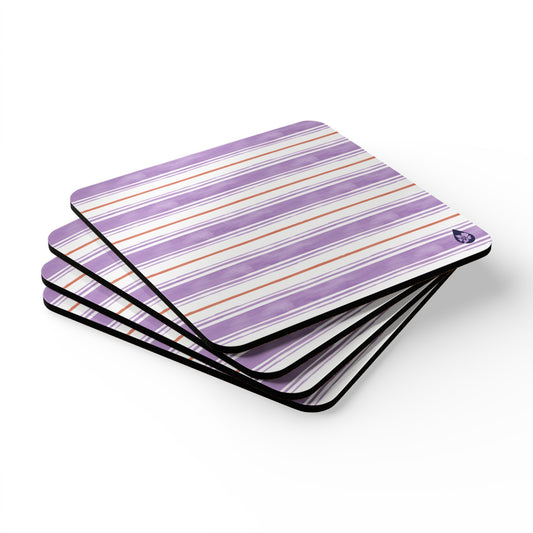 Painterly Stripe Coaster Set