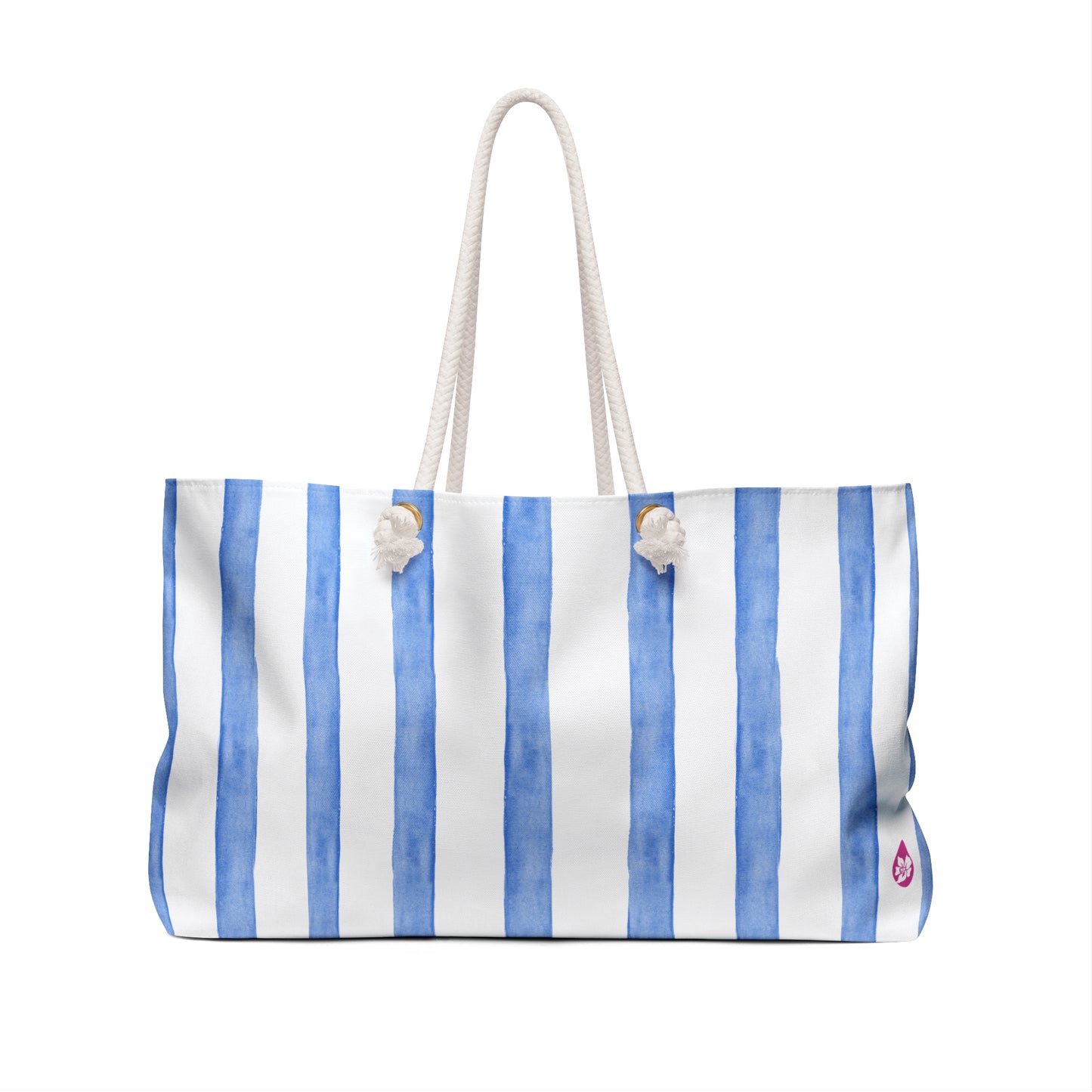 Bold Painted Stripe Beach Tote