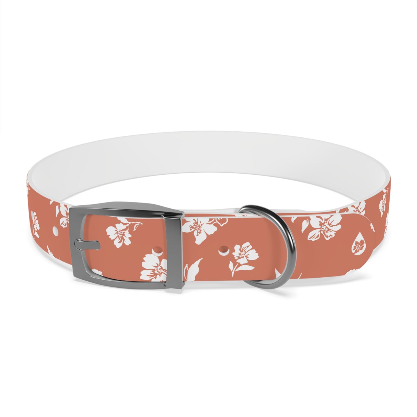Inky Floral Dog Collar