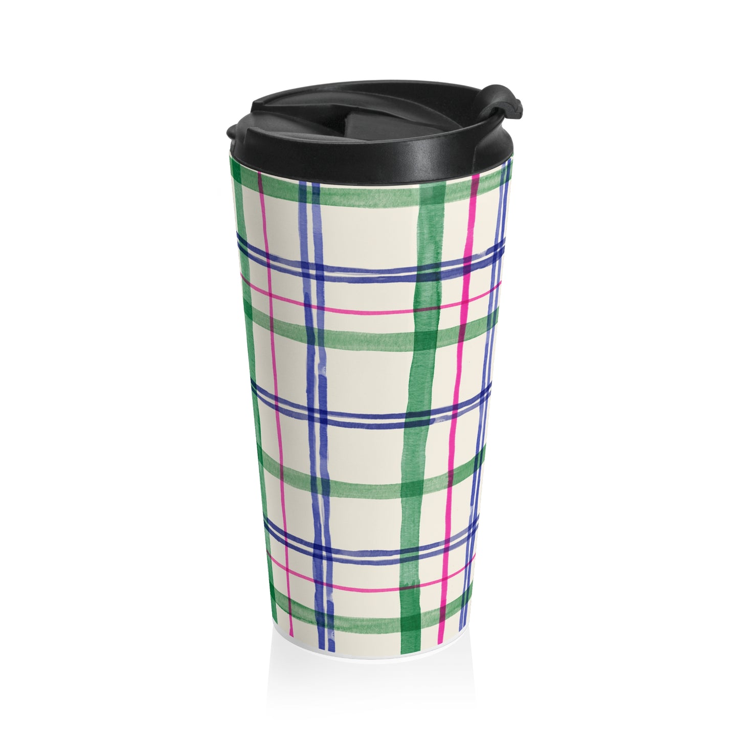 Alpine Plaid Travel Mug