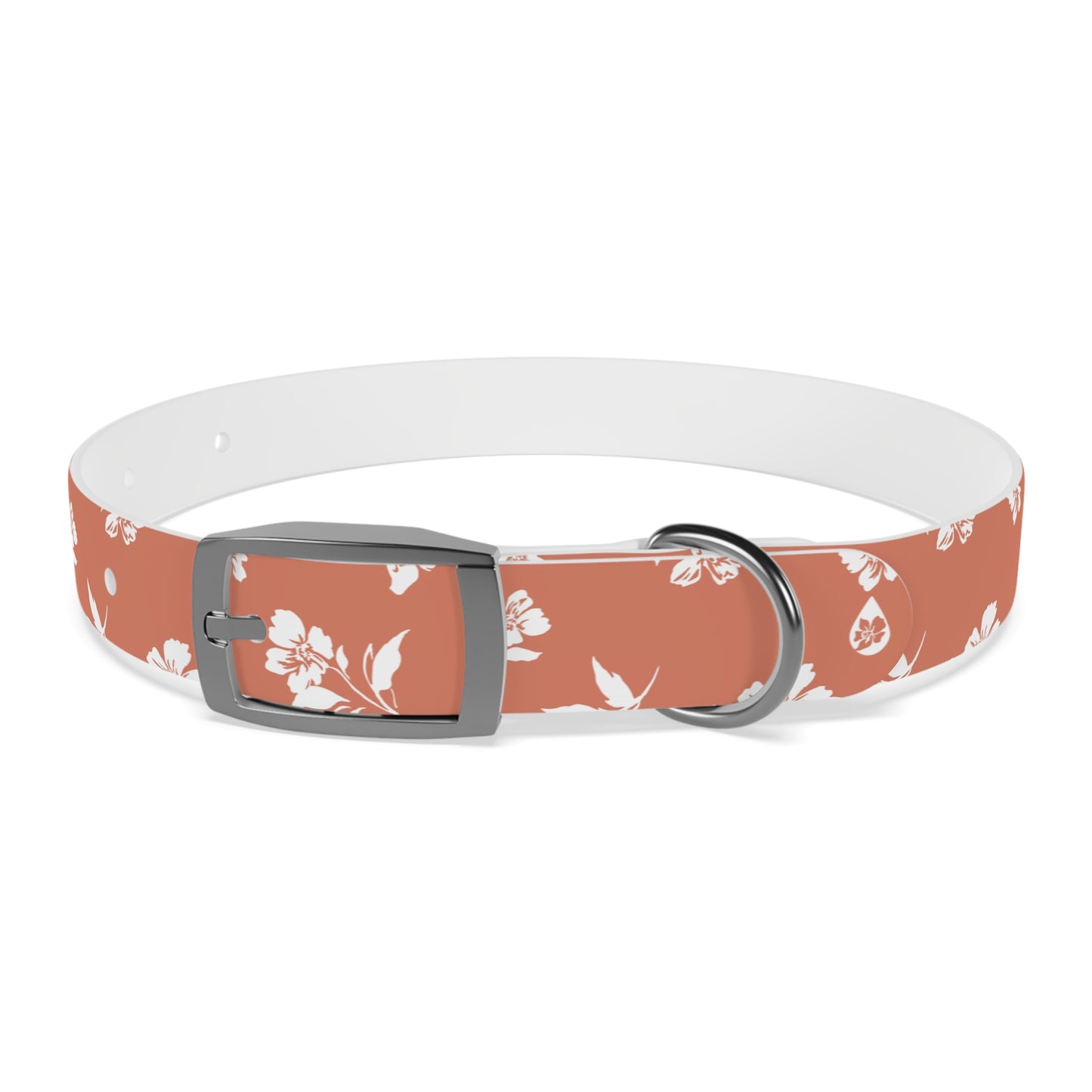 Inky Floral Dog Collar