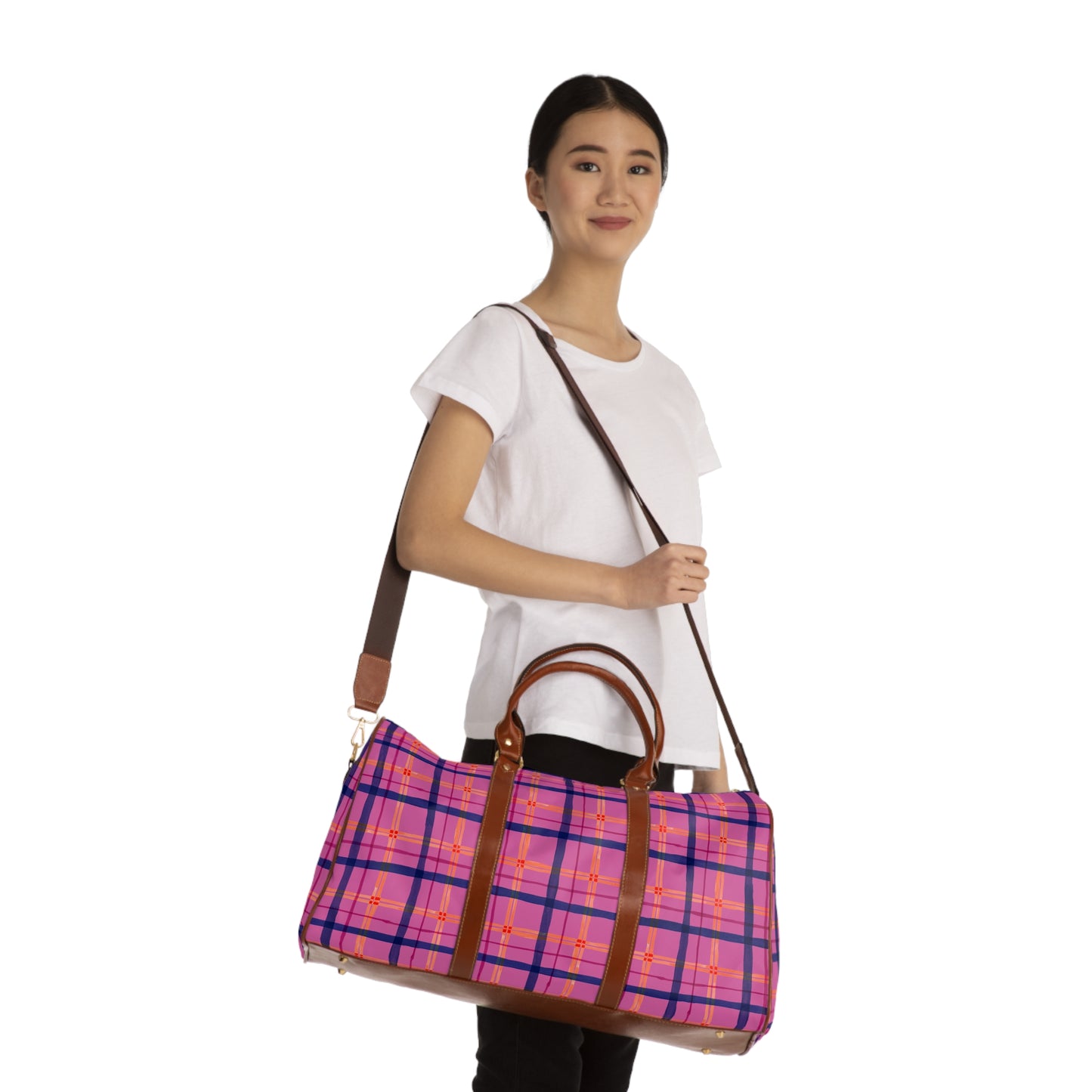 Alpine Plaid Waterproof Travel Bag