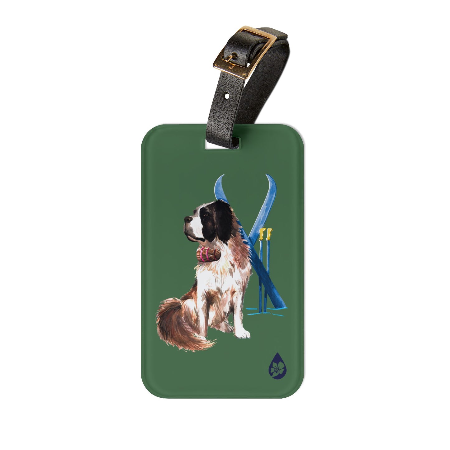 Snow Dog Luggage Tag