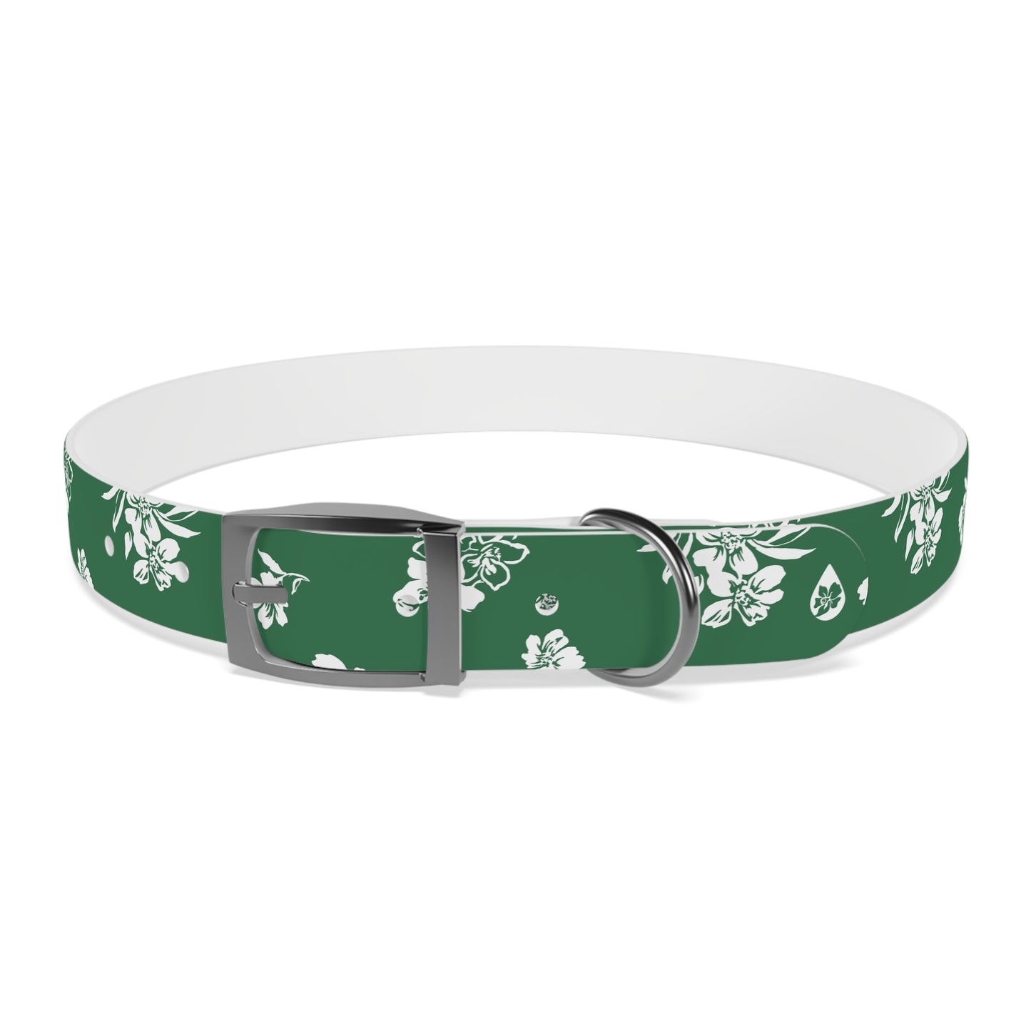Inky Floral Dog Collar