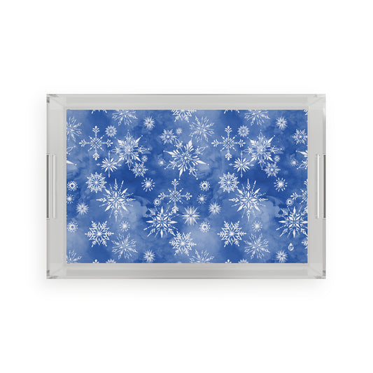 Freeze The Day Lucite Serving Tray