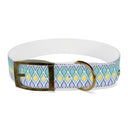 Painted Geo Dog Collar