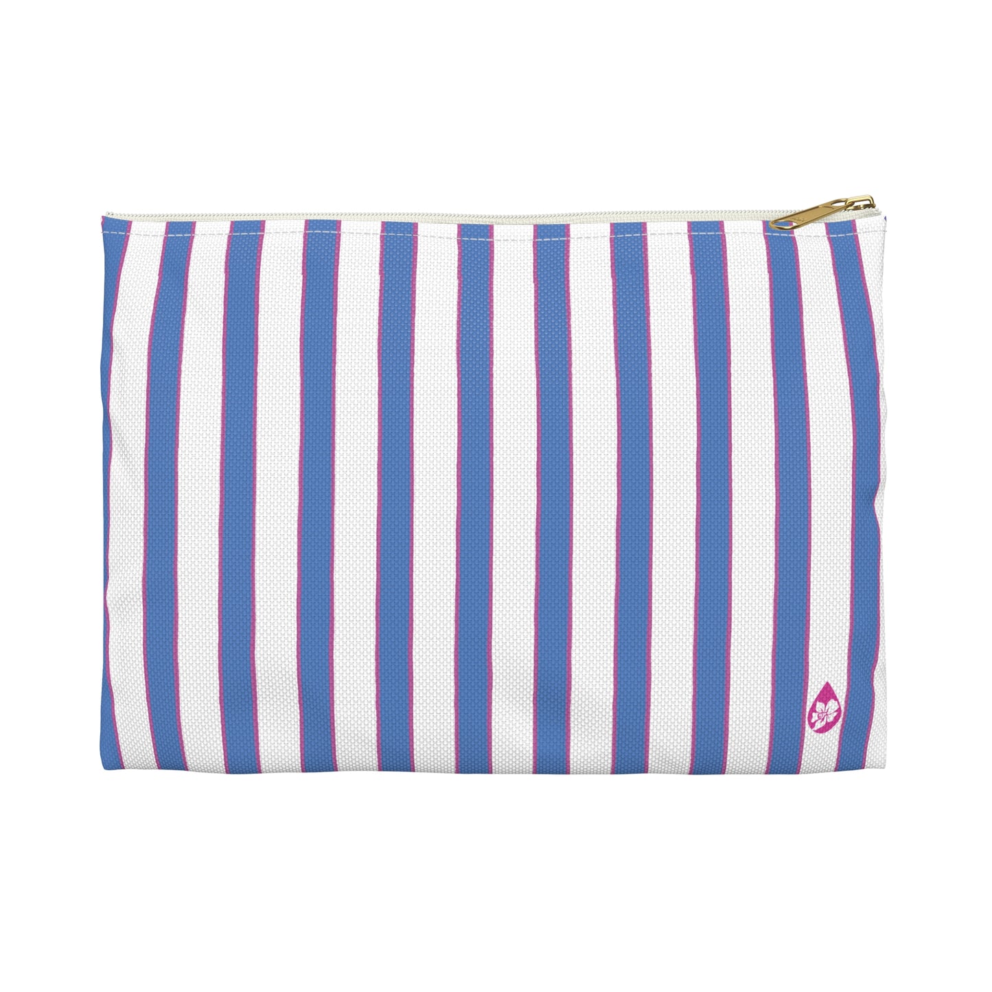 Prep Stripe Zip Pouch