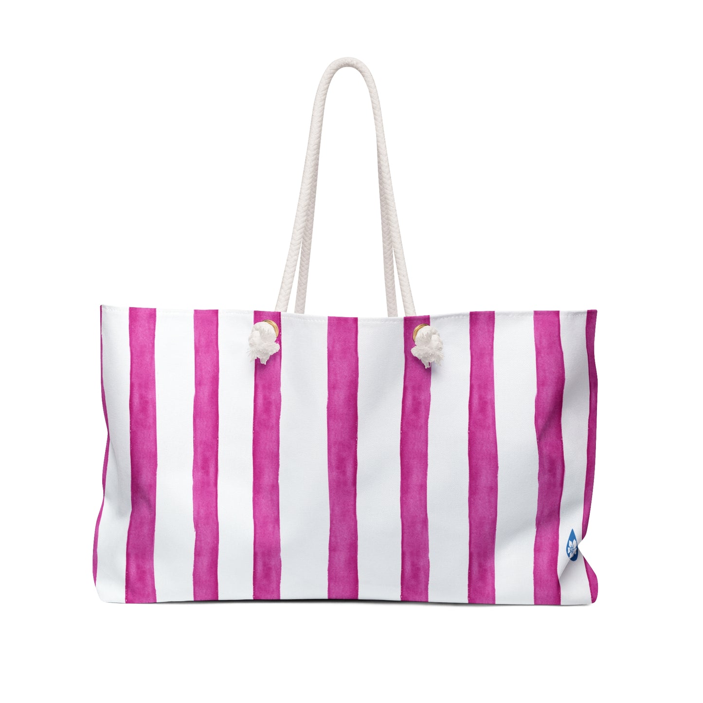 Bold Painted Stripe Beach Tote