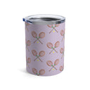 Opposite Side View of Match Point Tennis Tumbler In Hydrangea Colorway