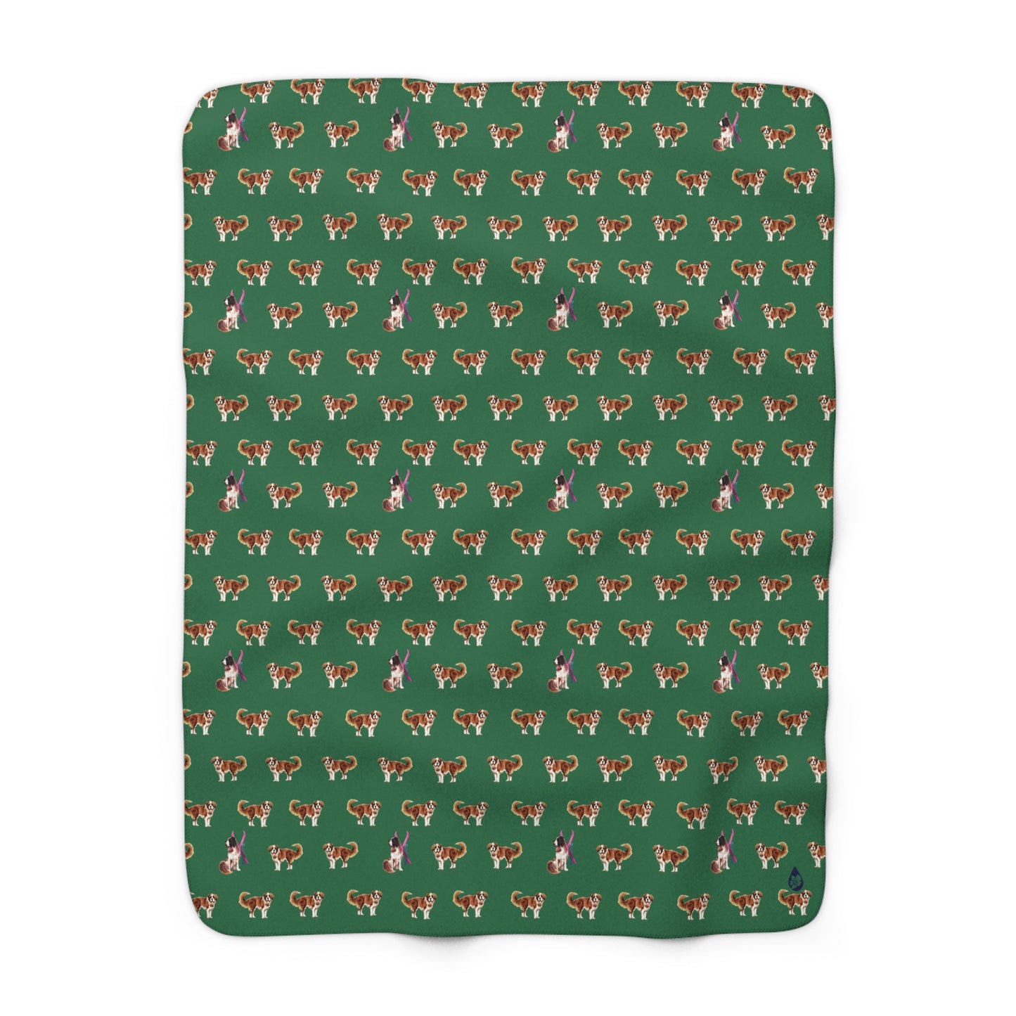 Snow Dog Sherpa Fleece Blanket