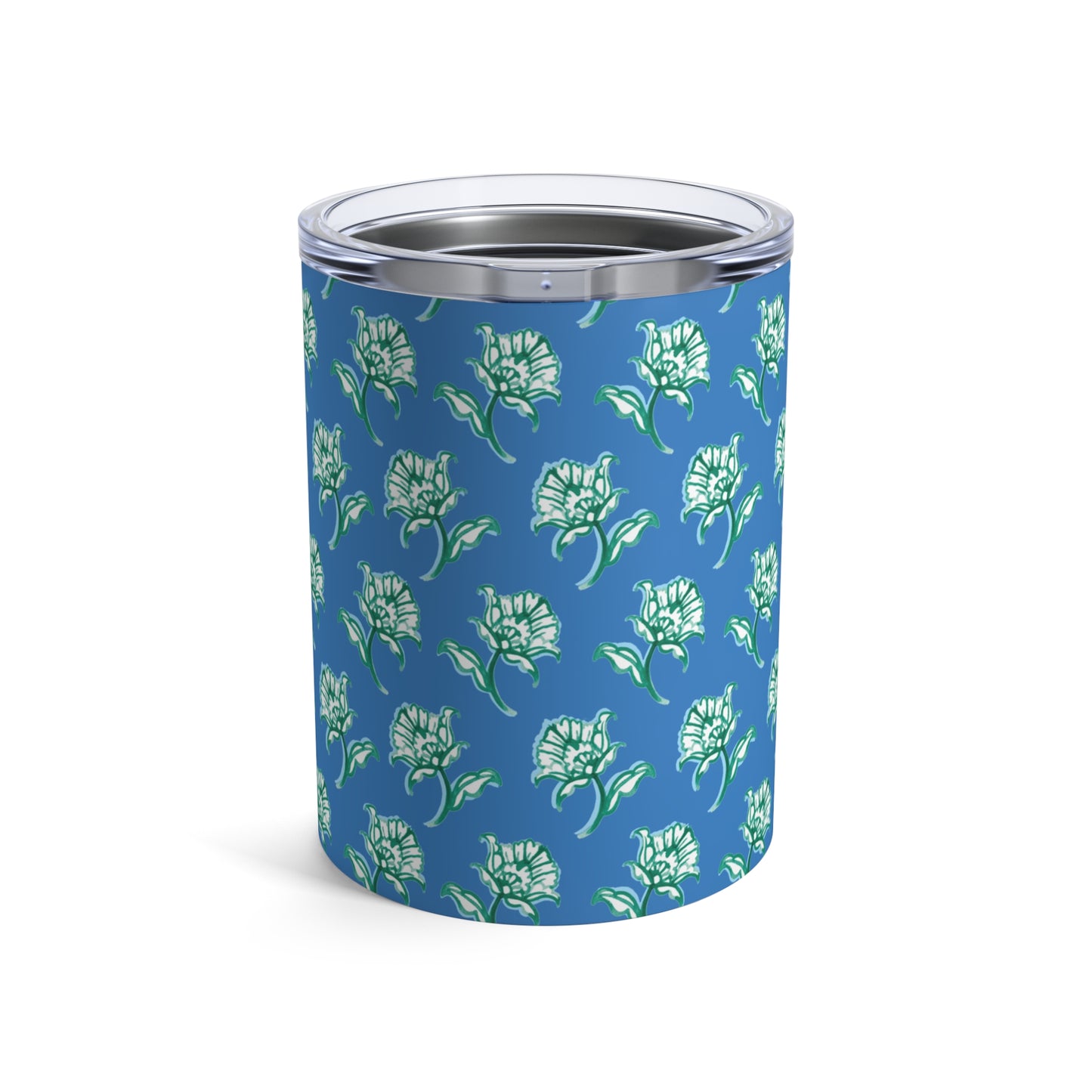 Watercolor Woodblock Tumbler 10oz
