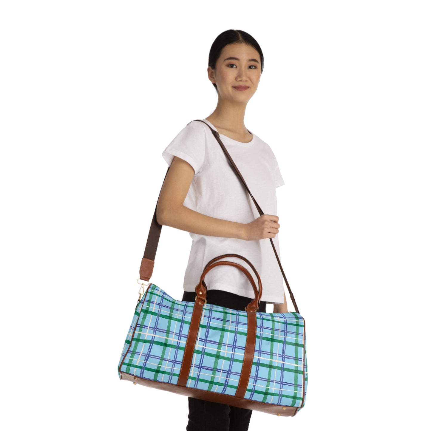Alpine Plaid Waterproof Travel Bag