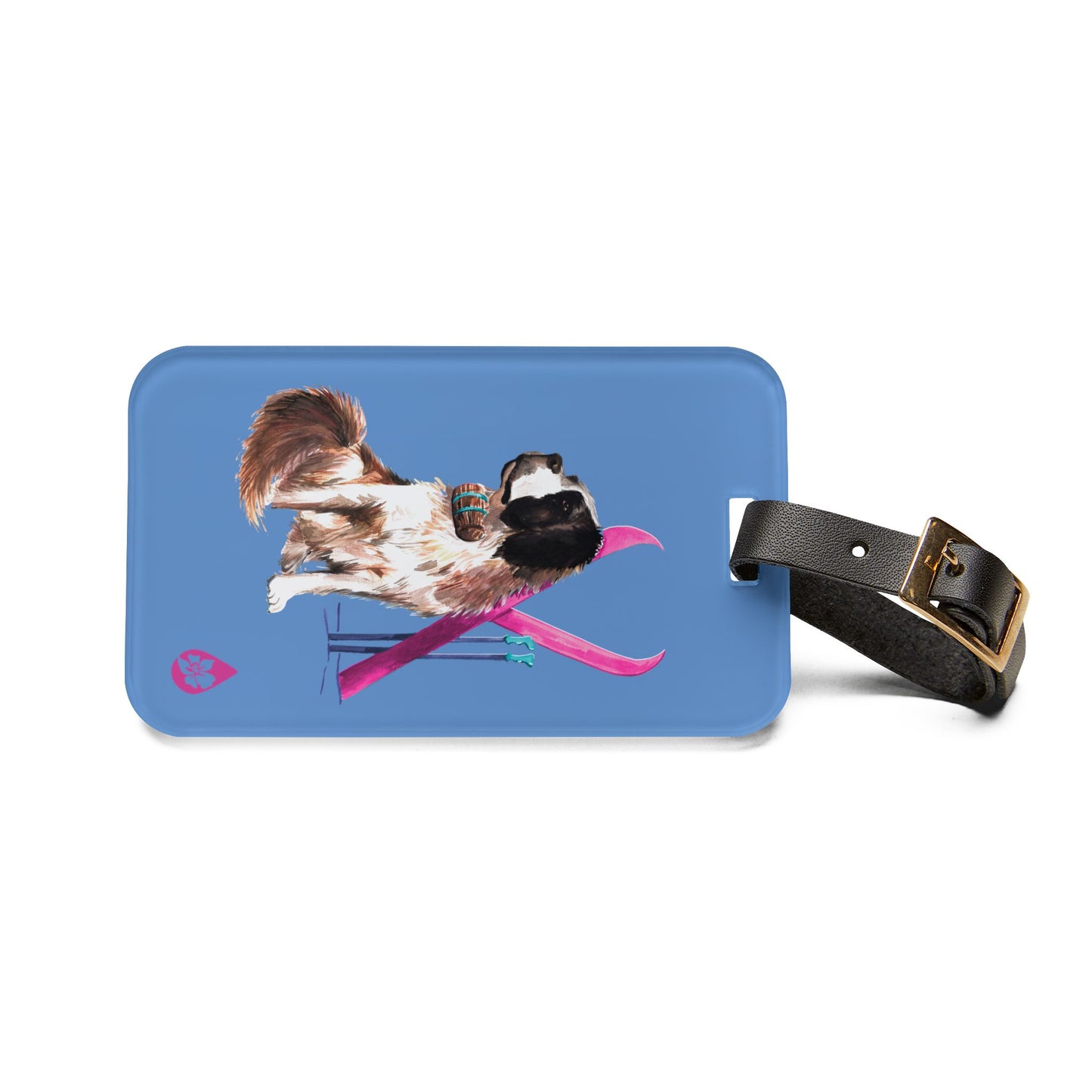 Snow Dog Luggage Tag