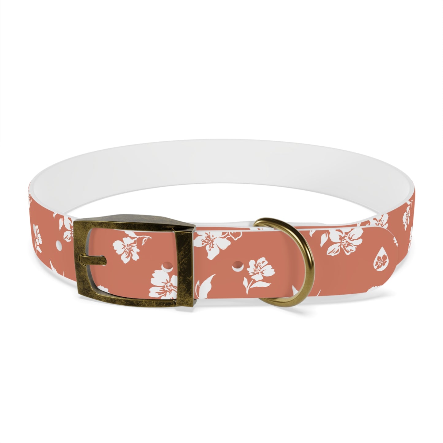 Inky Floral Dog Collar