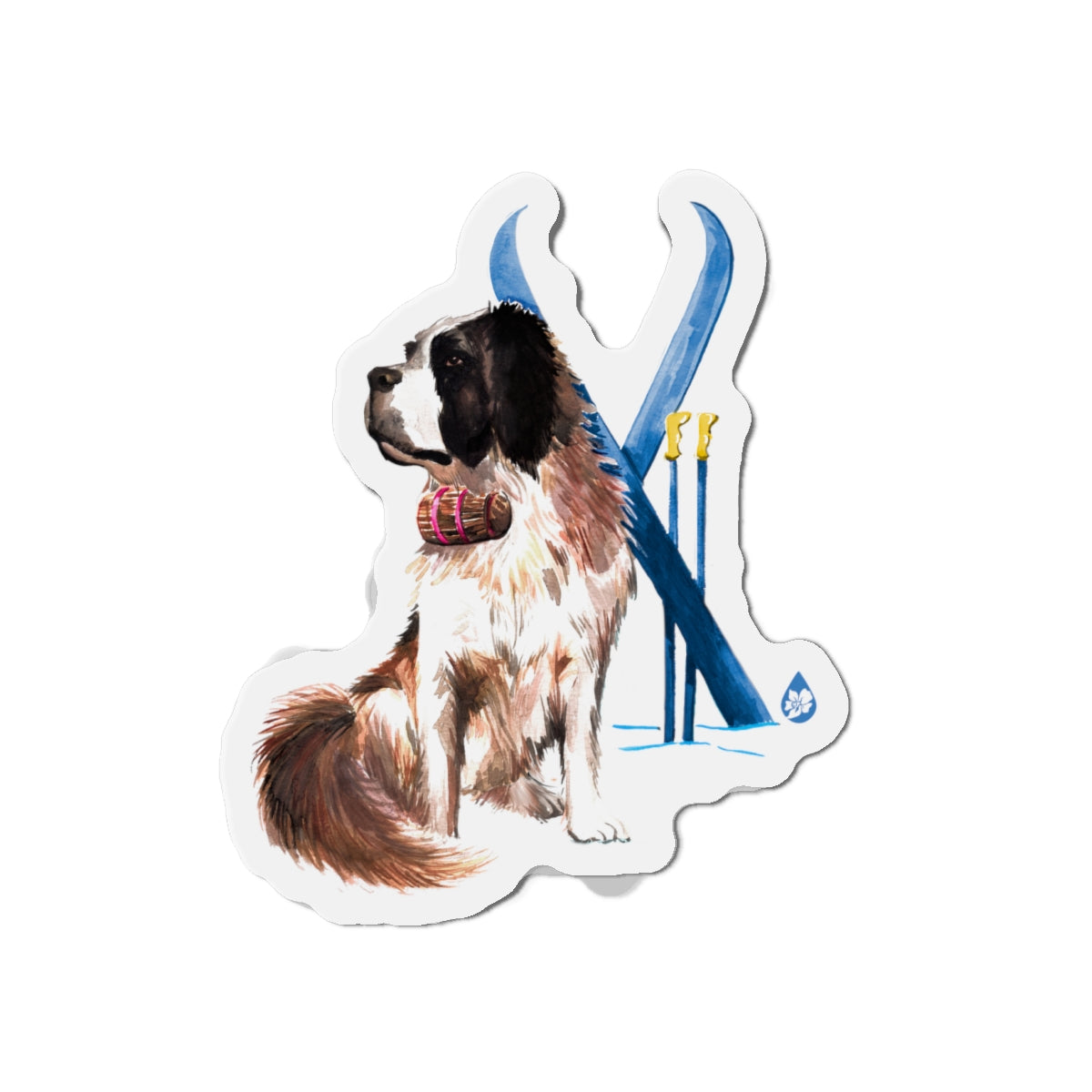Snow Dog Magnet