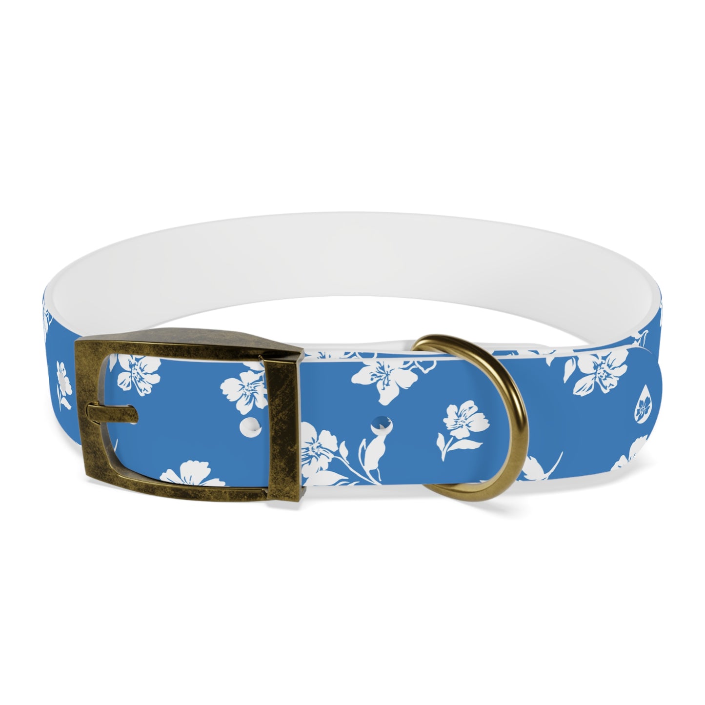 Inky Floral Dog Collar