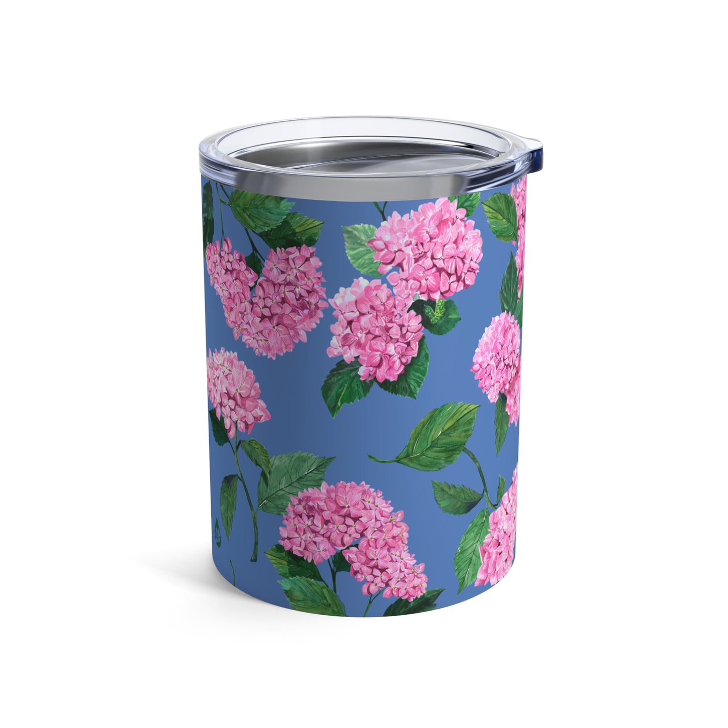 Hydrangea Tumbler in Cloudless Side View