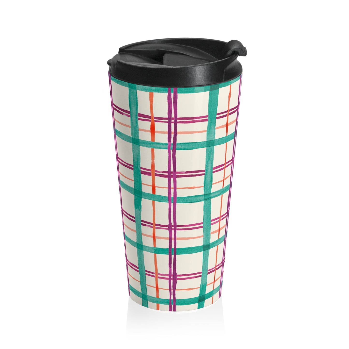 Alpine Plaid Travel Mug