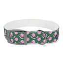 Watercolor Woodblock Dog Collar