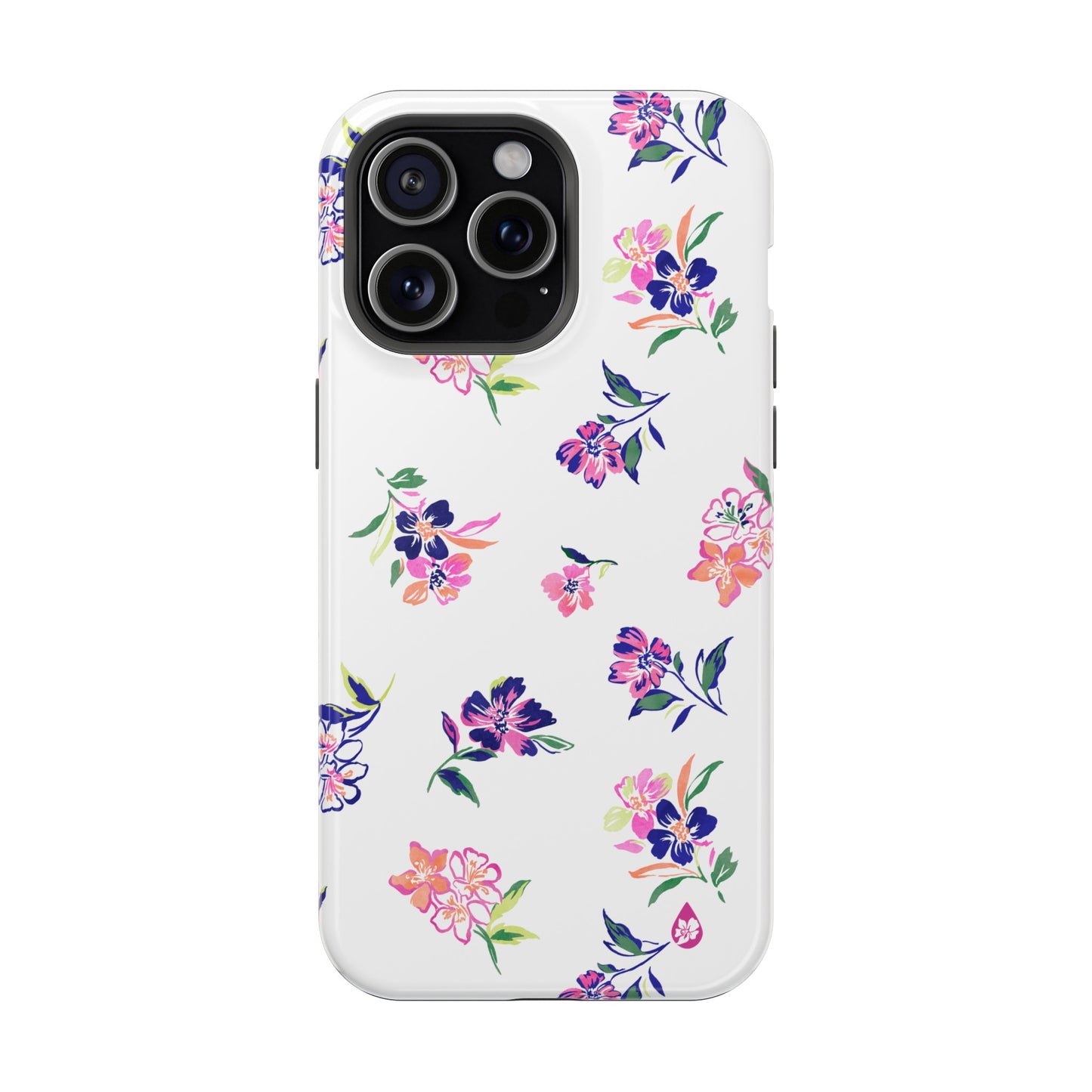 Inky Floral Magnetic iPhone Case