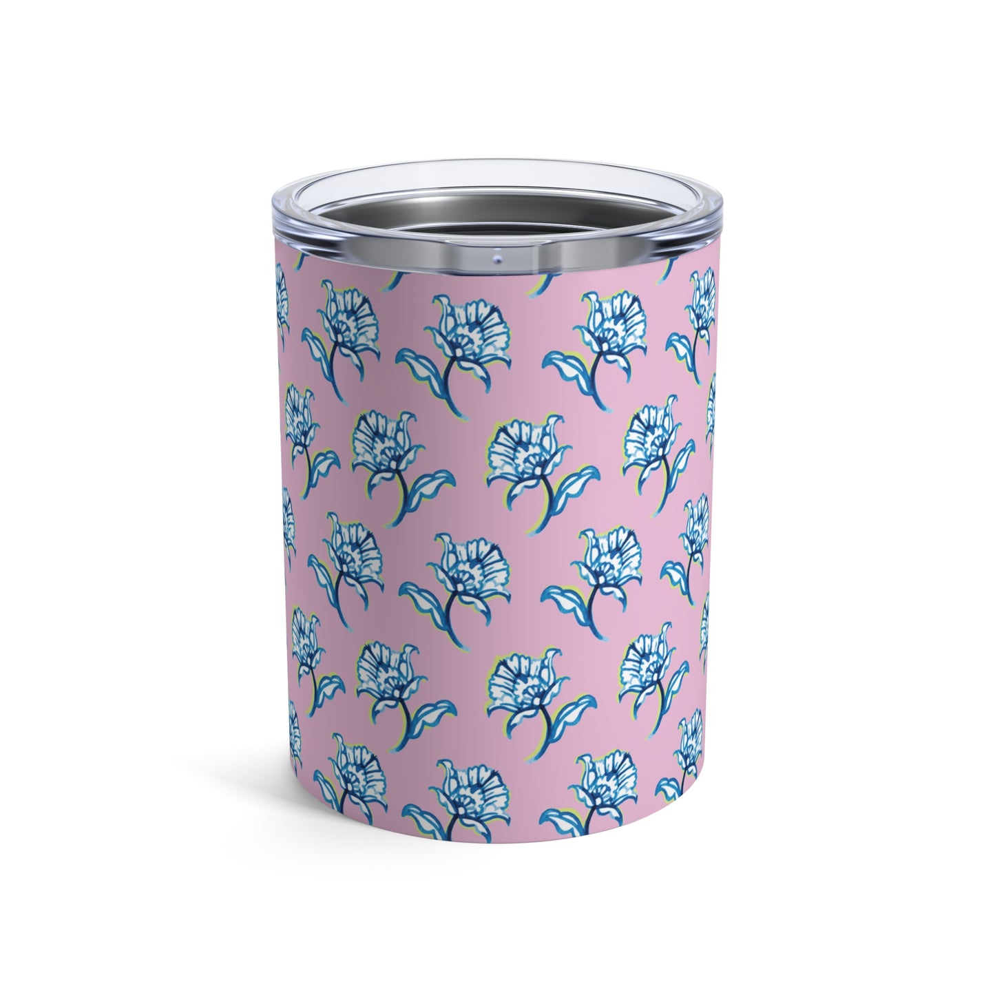 Watercolor Woodblock Tumbler 10oz