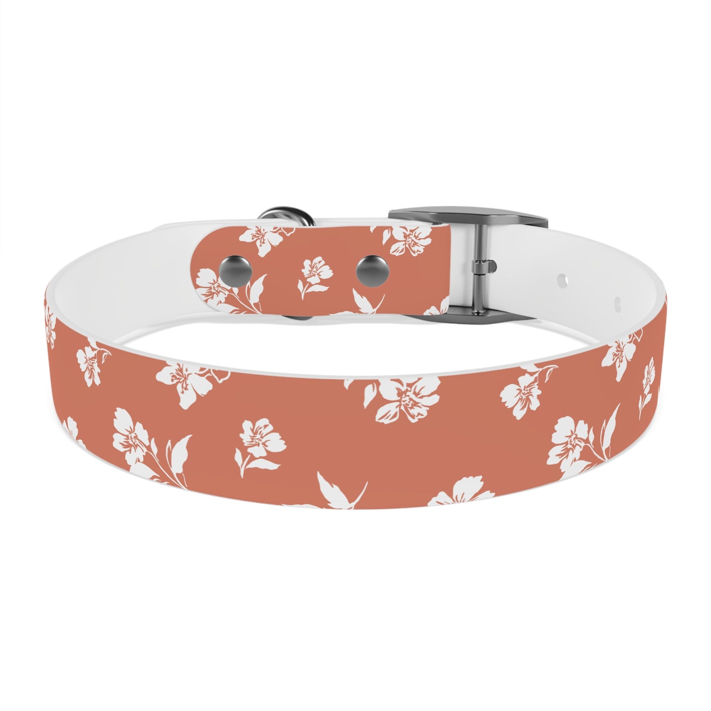 Inky Floral Dog Collar