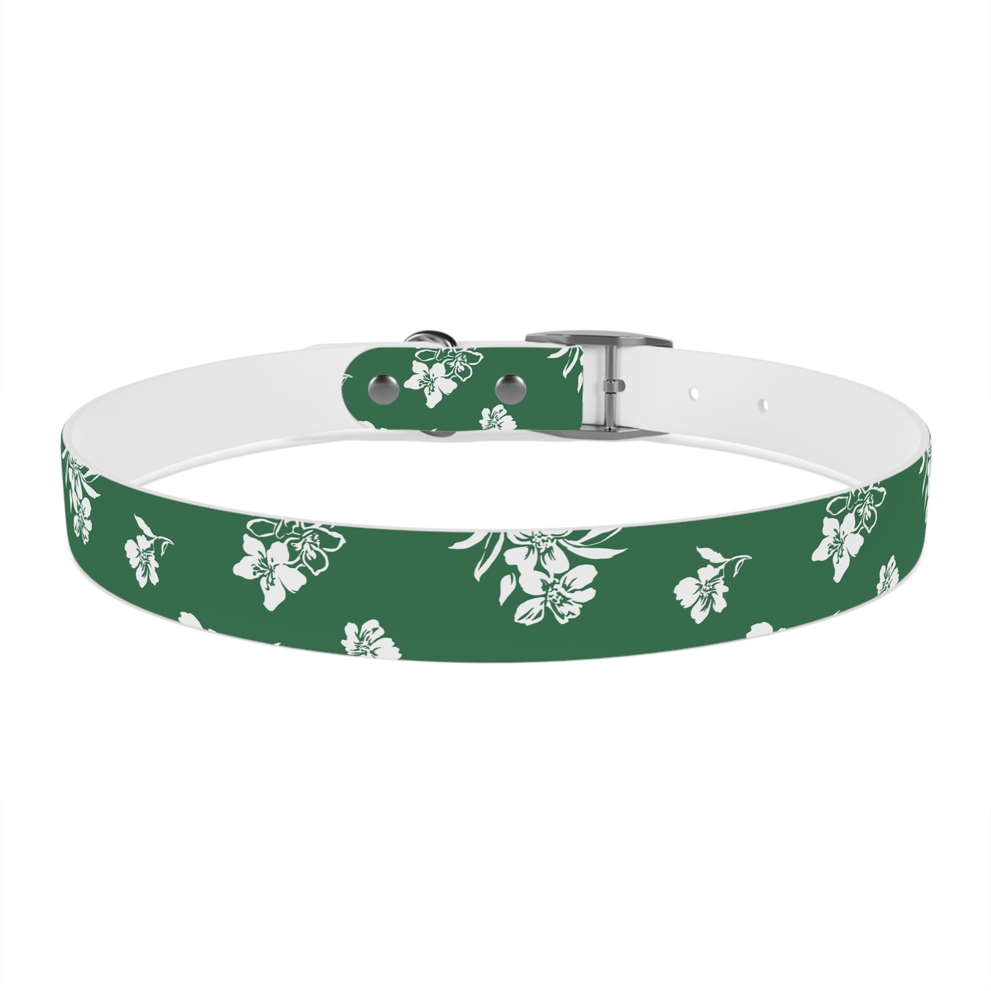 Inky Floral Dog Collar