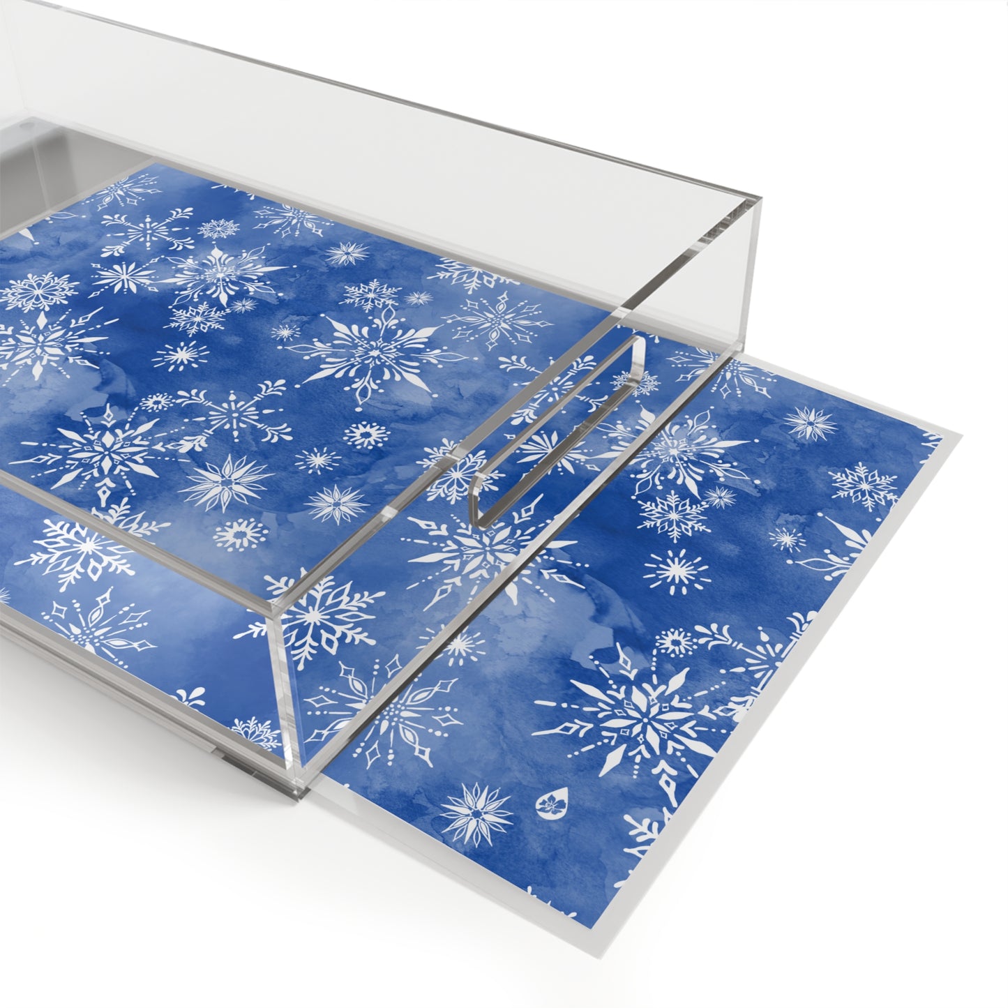 Freeze The Day Lucite Serving Tray