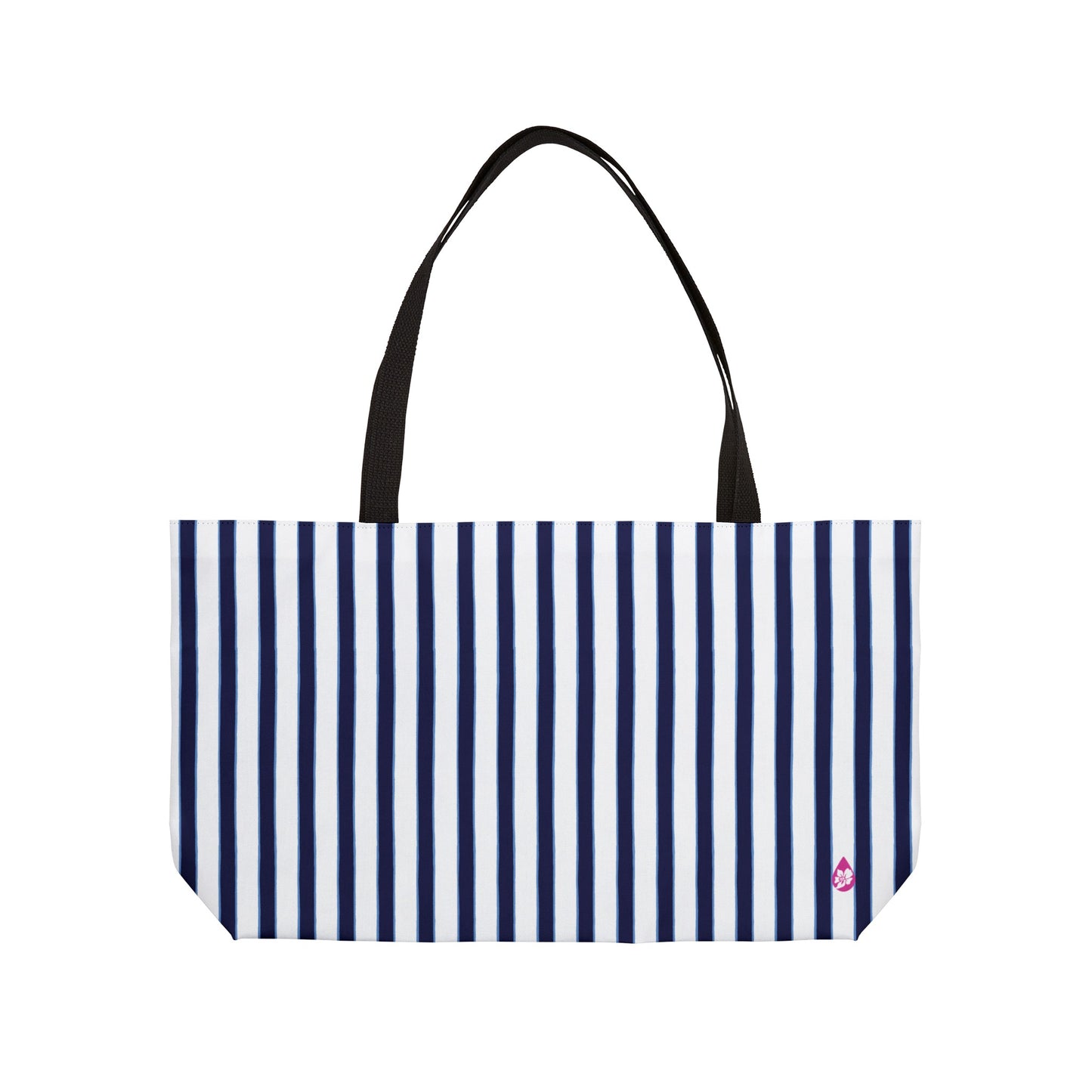 'GOOD DOG' Prep Stripe Weekender Tote Bag