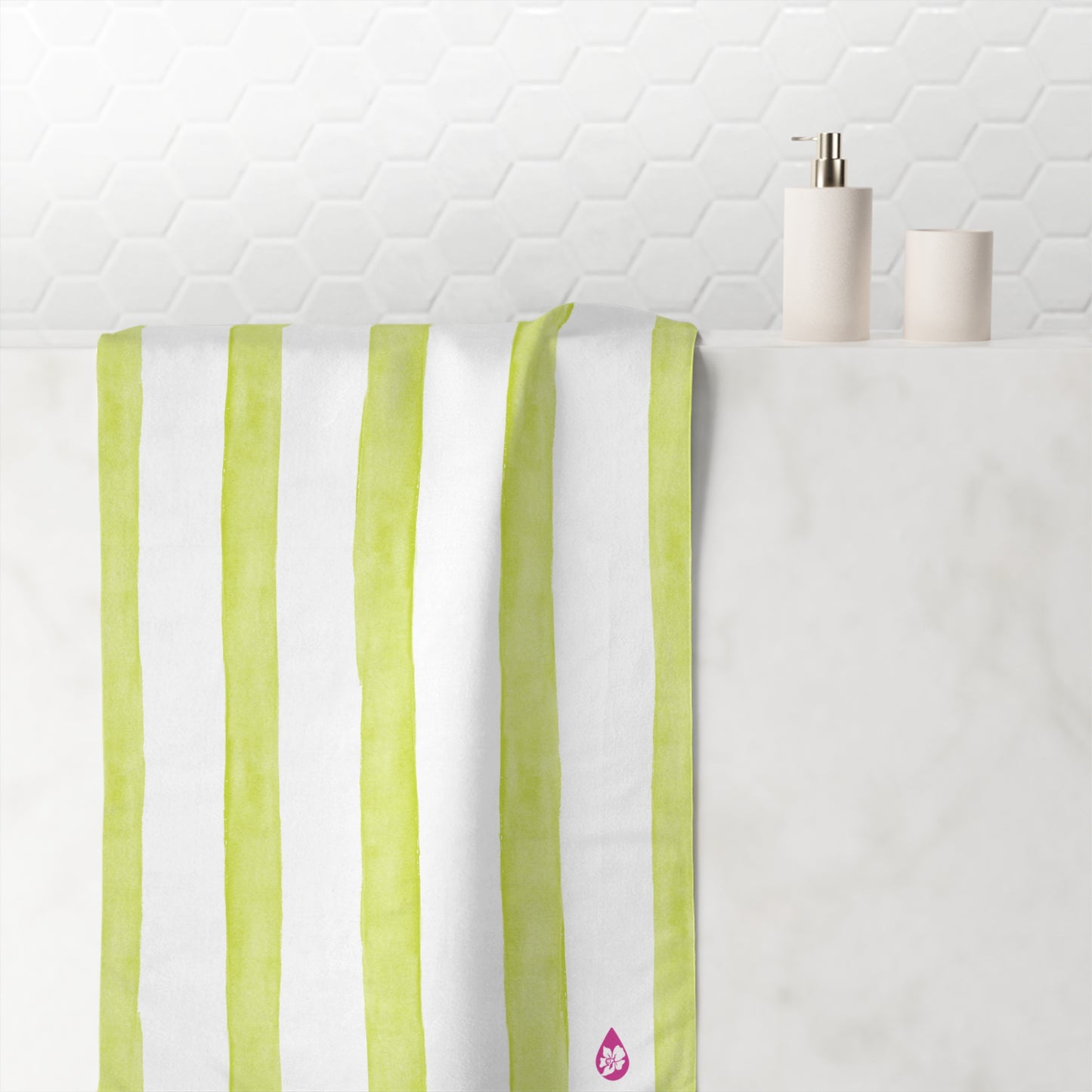 PAINTED STRIPE BEACH TOWEL