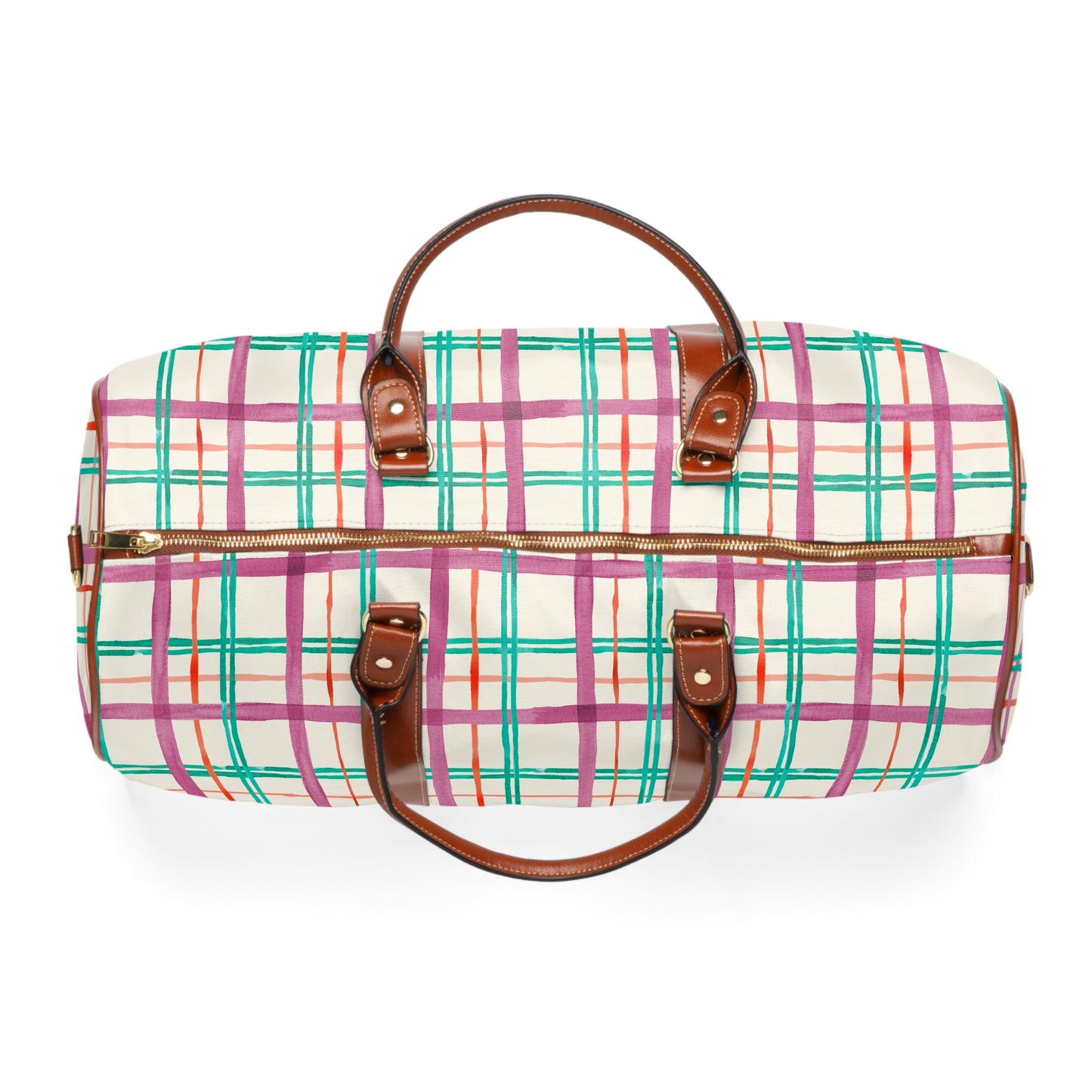 Alpine Plaid Waterproof Travel Bag