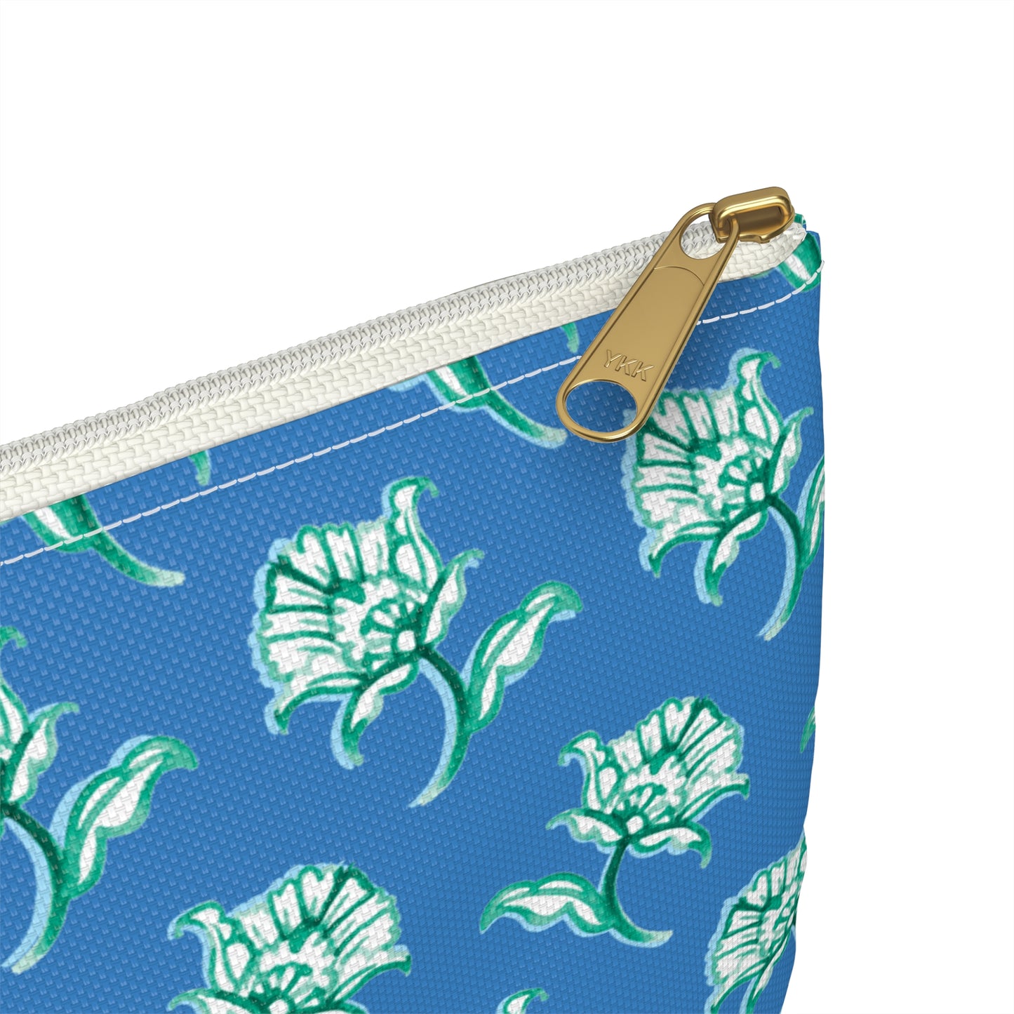 Watercolor Woodblock Zip Pouch