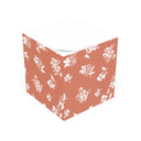 Inky Floral Note Cube
