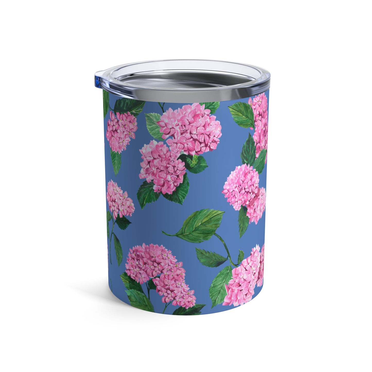 Hydrangea Tumbler in Cloudless Side View