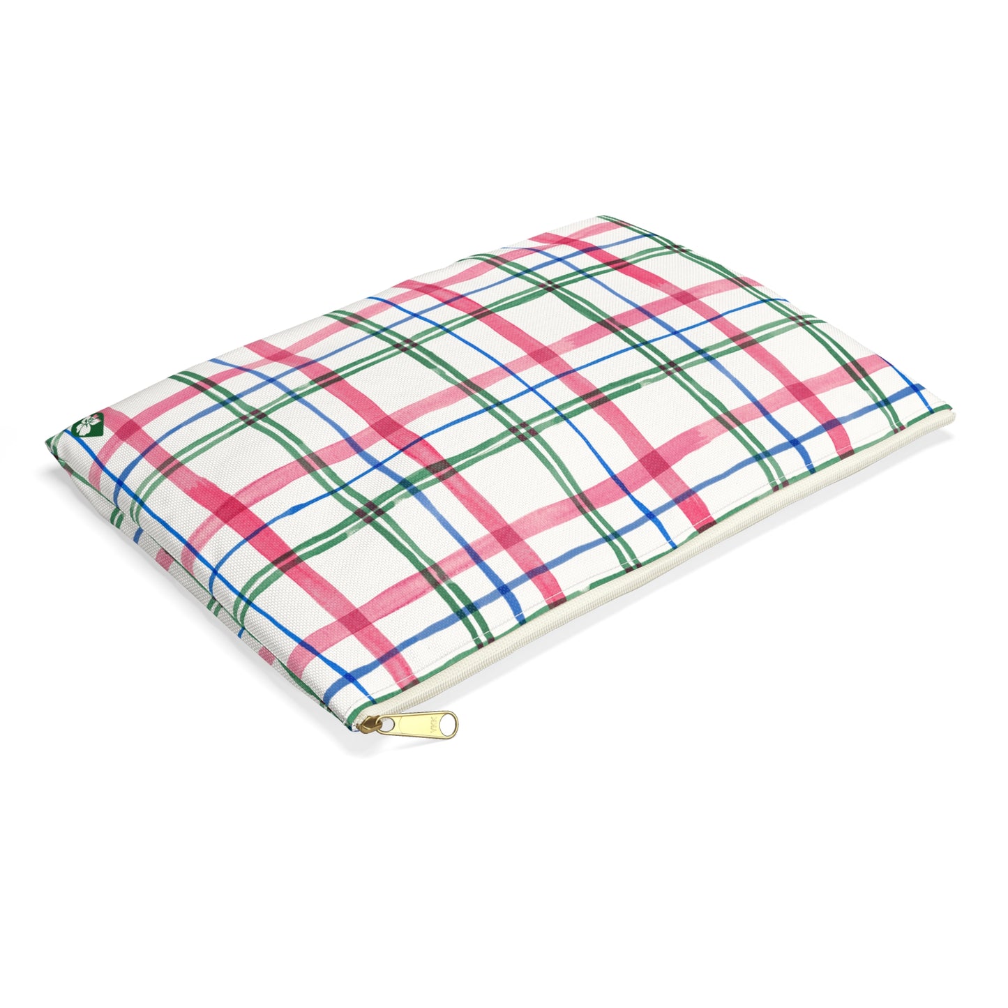 Alpine Plaid Zip Pouch