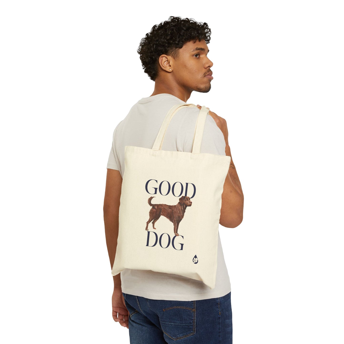 Good Dog Canvas Tote Bag