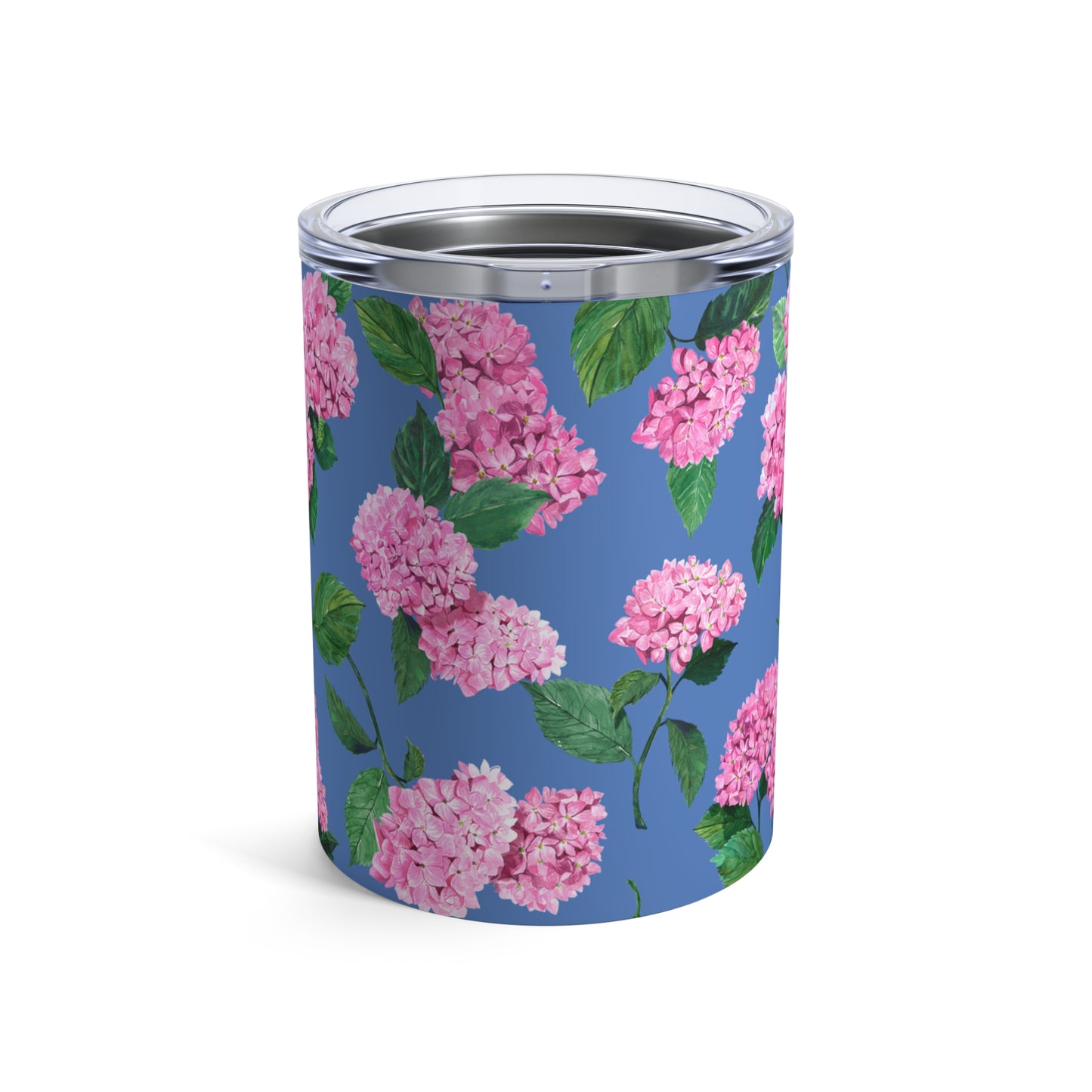 Hydrangea Tumbler in Cloudless Front View