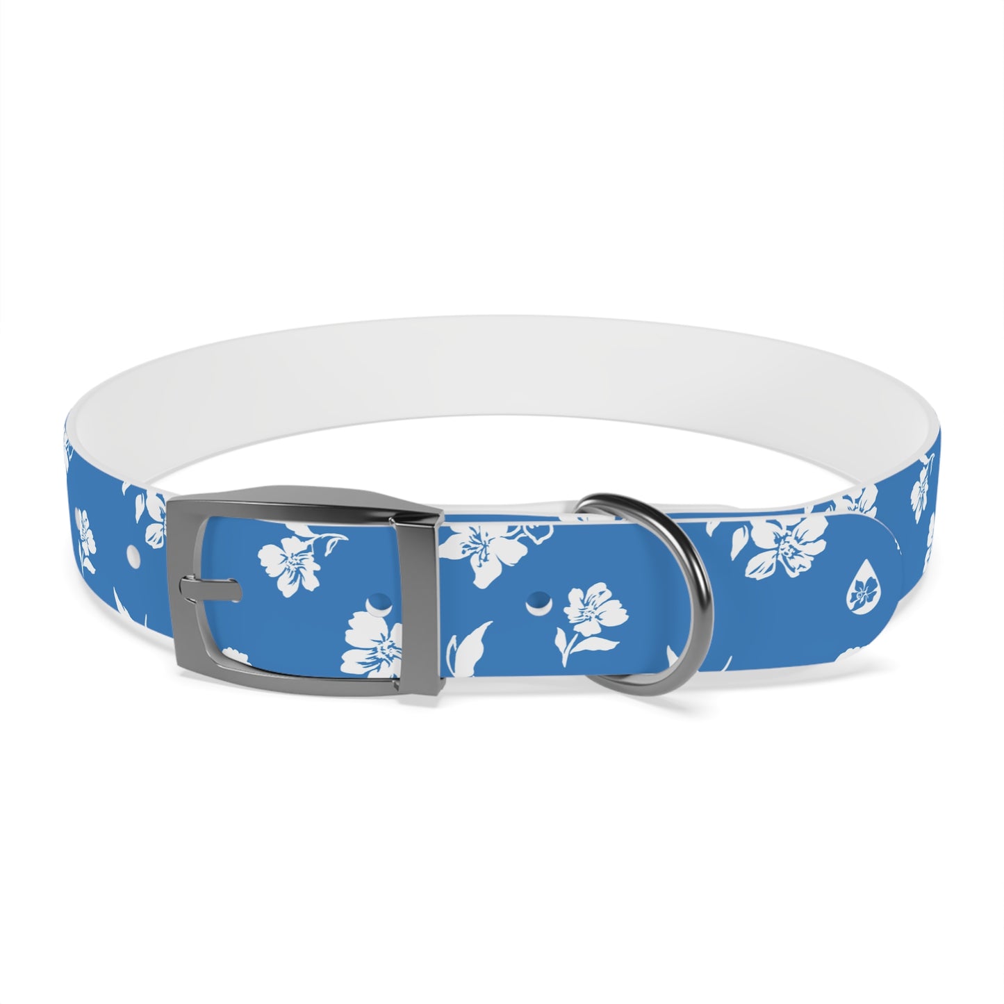 Inky Floral Dog Collar