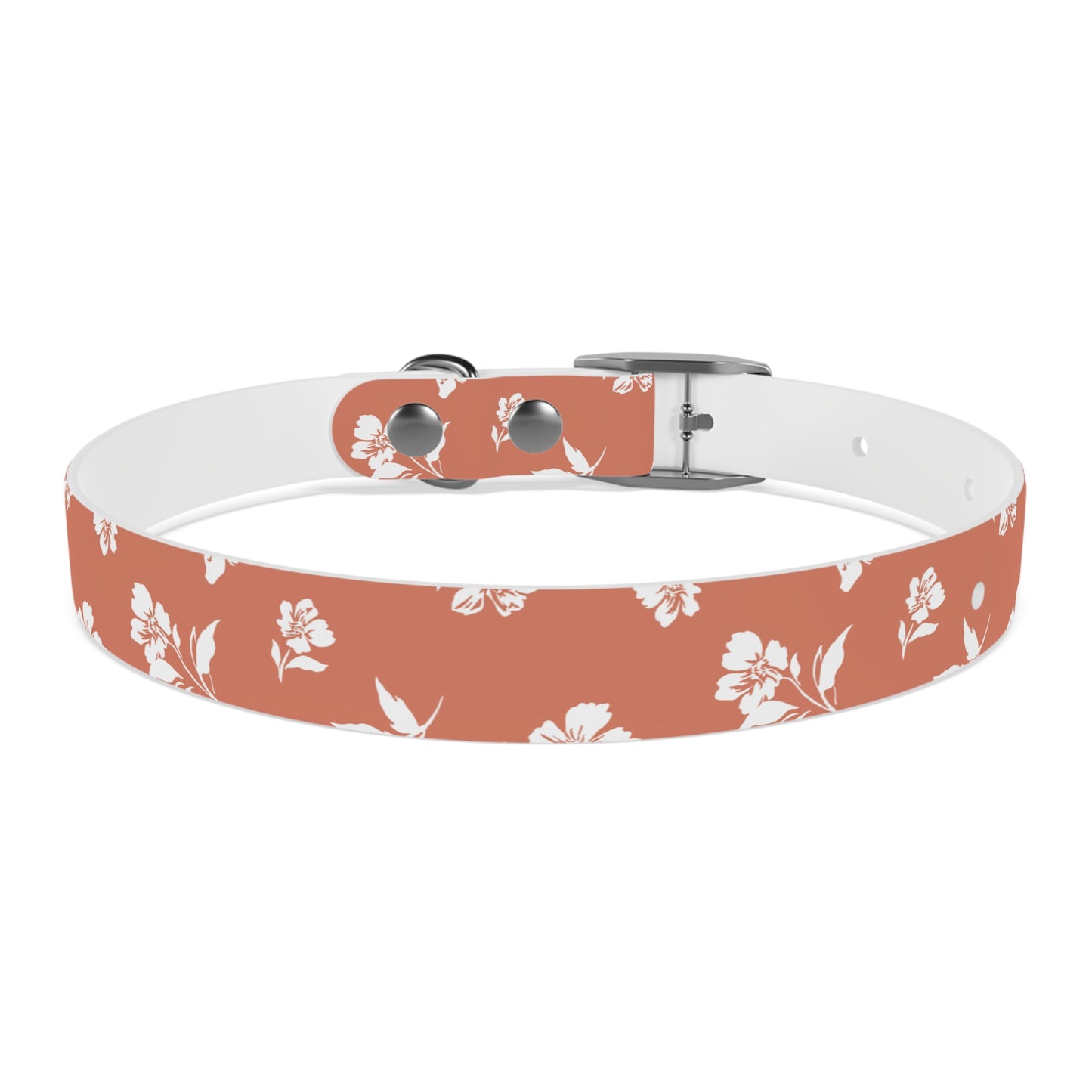 Inky Floral Dog Collar