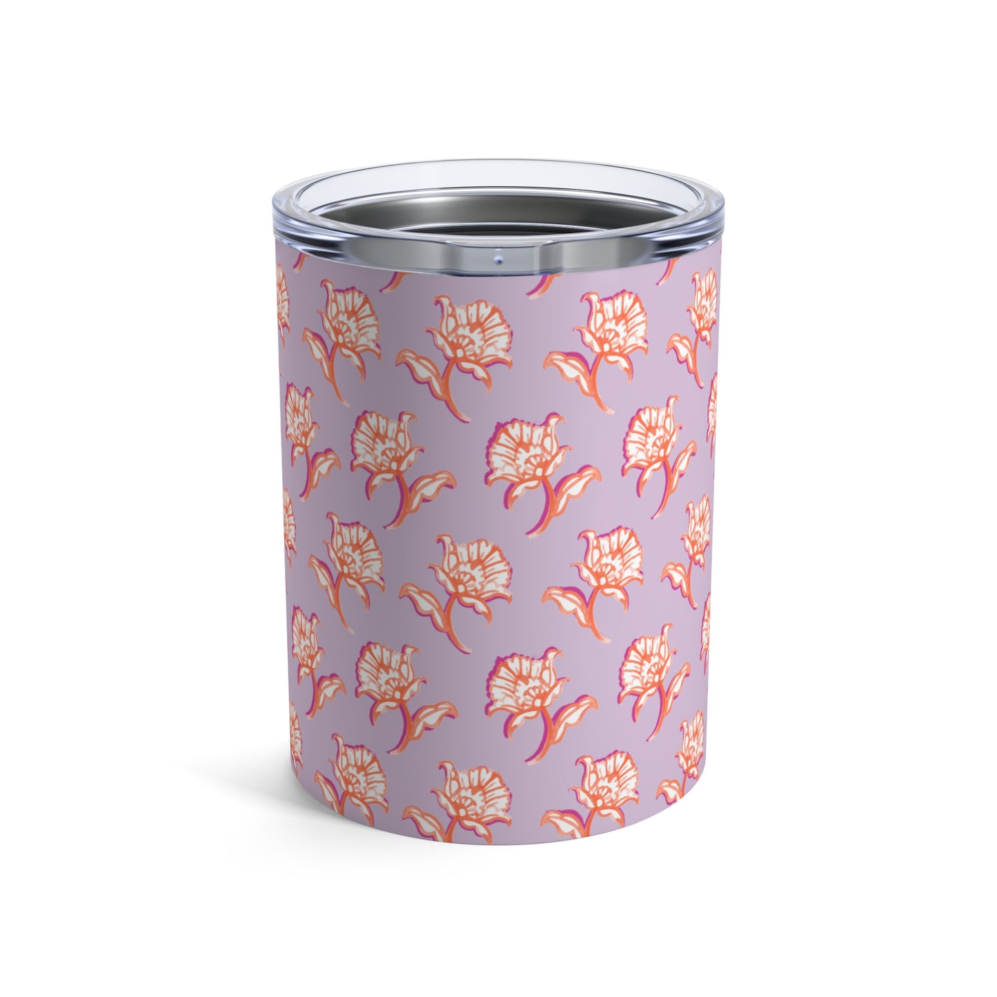 Watercolor Woodblock Tumbler 10oz