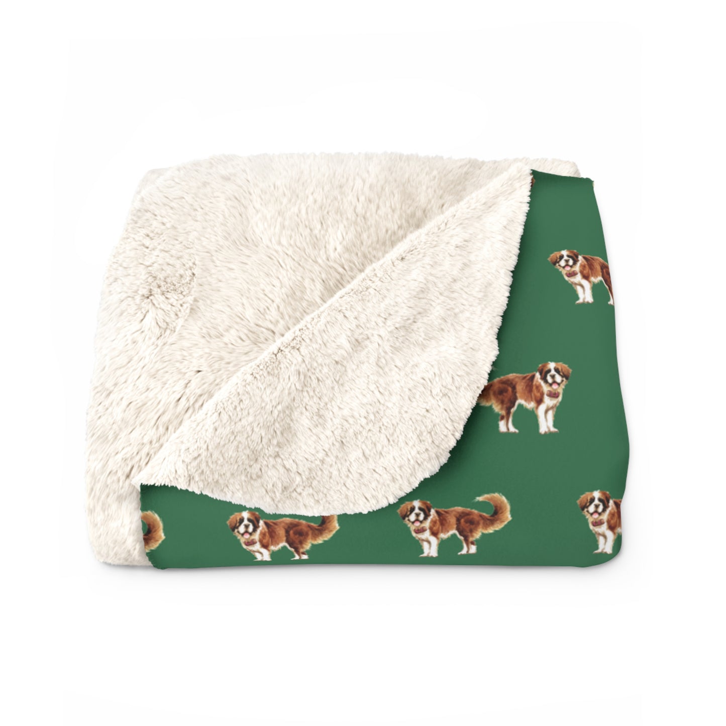 Snow Dog Sherpa Fleece Blanket