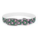 Watercolor Woodblock Dog Collar