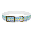 Painted Geo Dog Collar