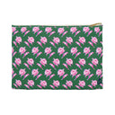 Watercolor Woodblock Zip Pouch