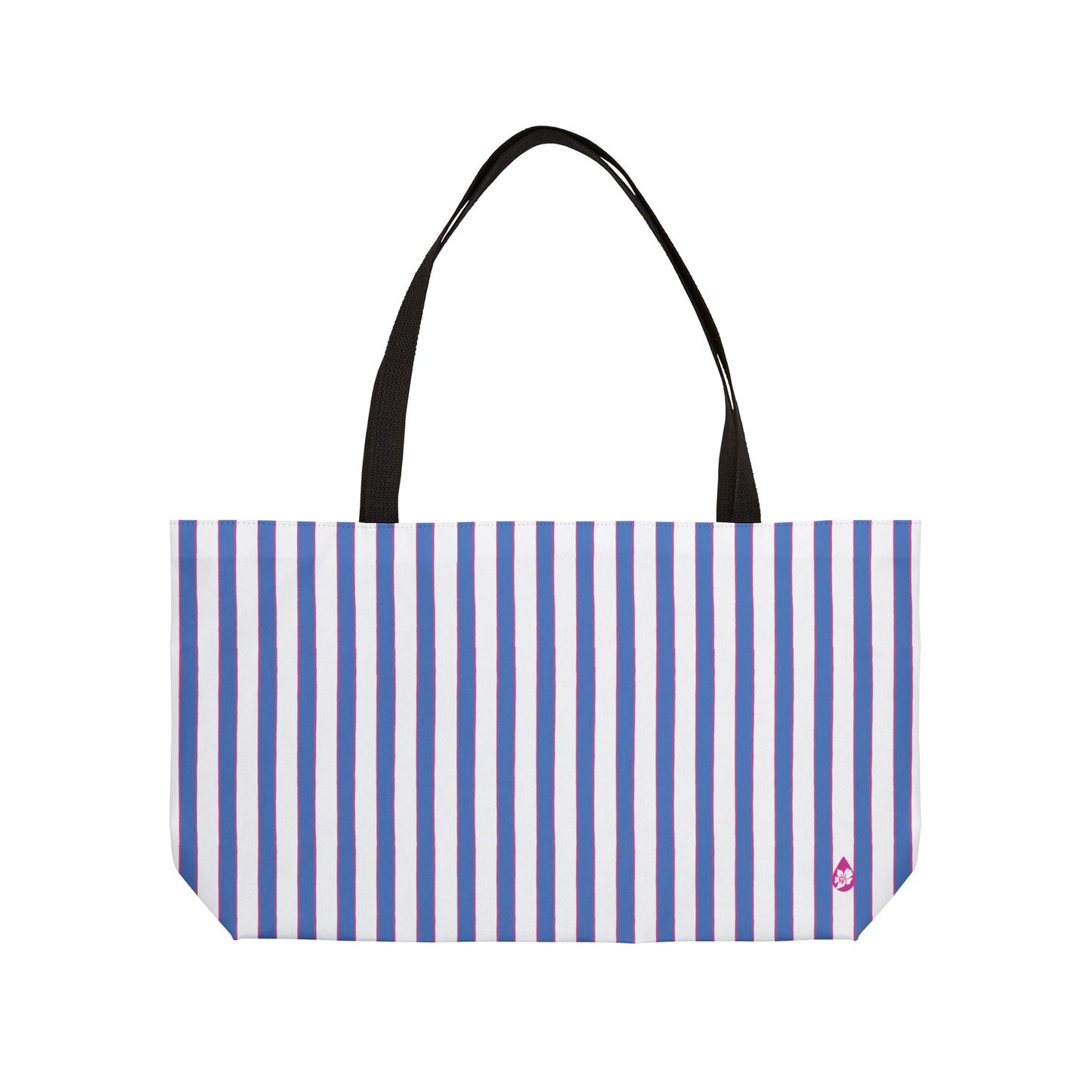 'GOOD DOG' Prep Stripe Weekender Tote Bag