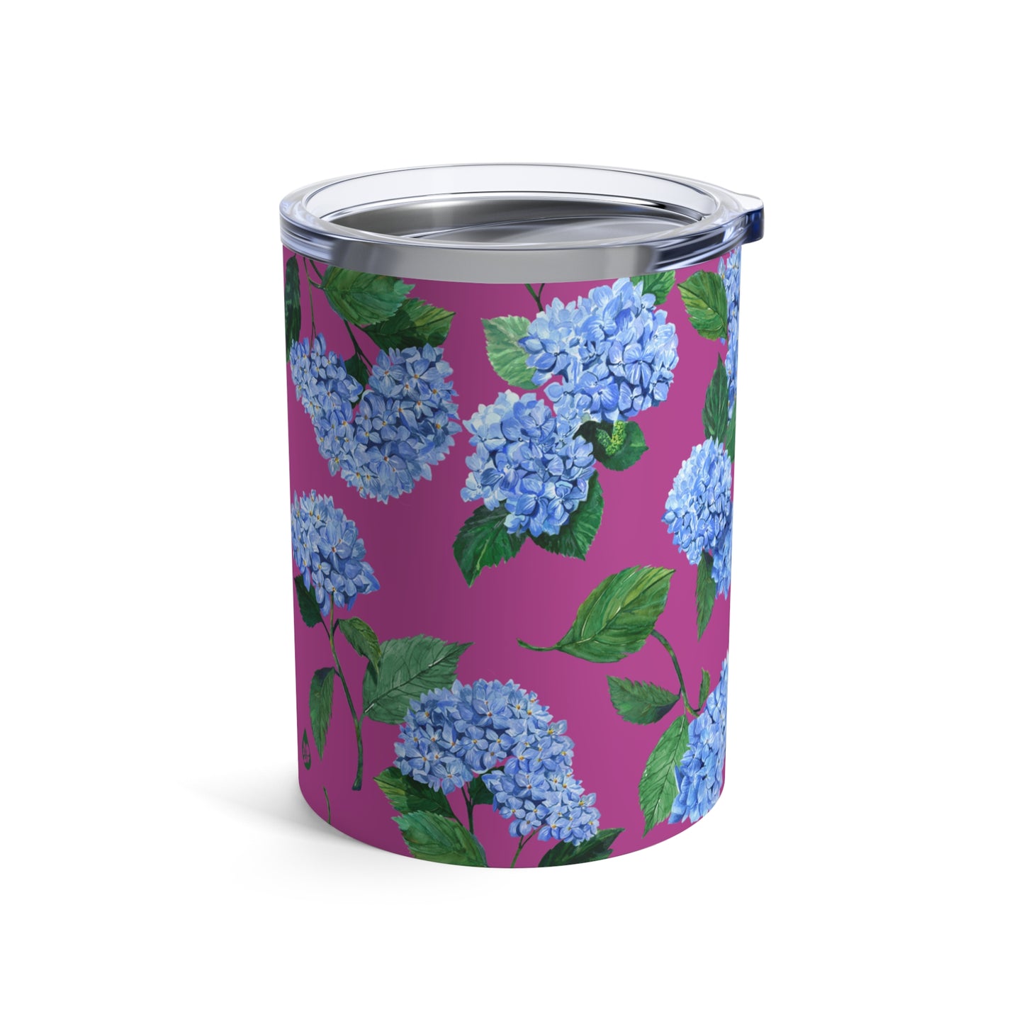 Hydrangea Tumbler in Peony Side View